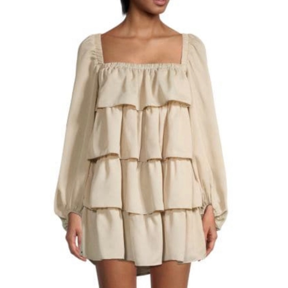 NWT! WeWoreWhat Tiered Mini Dress Size M